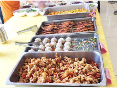 活動(dòng)現(xiàn)場菜品
